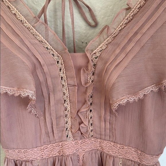 Anthropologie Dusty Pink Maxi Dress - Picture 3 of 6